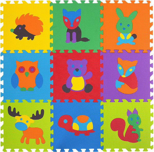 Изображение товара Коврик-пазл Юнландия Зверушки / 664666