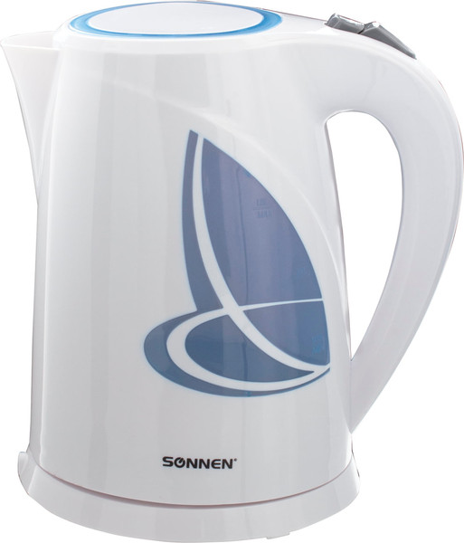 Изображение товара Электрочайник Sonnen KT-1767 / 453416 (белый/синий)