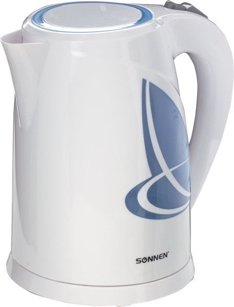 Изображение товара Электрочайник Sonnen KT-1767 / 453416 (белый/синий)