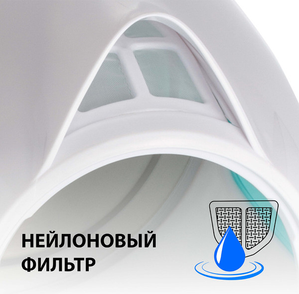Изображение товара Электрочайник Sonnen KT-2016 / 453417 (белый/синий)