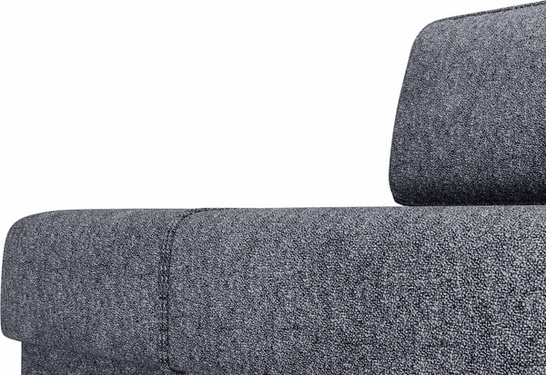 Изображение товара Диван Олмеко Женева 3SPF левый (темно-серый)