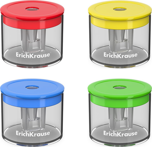 Изображение товара Точилка Erich Krause S-Keg Neon с контейнером / 56036 (в ассортименте)