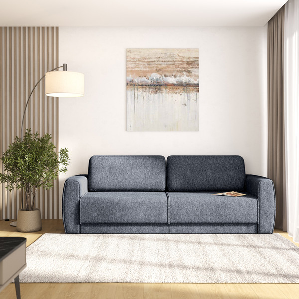 Изображение товара Диван Олмеко Женева 2S2P (темно-серый)