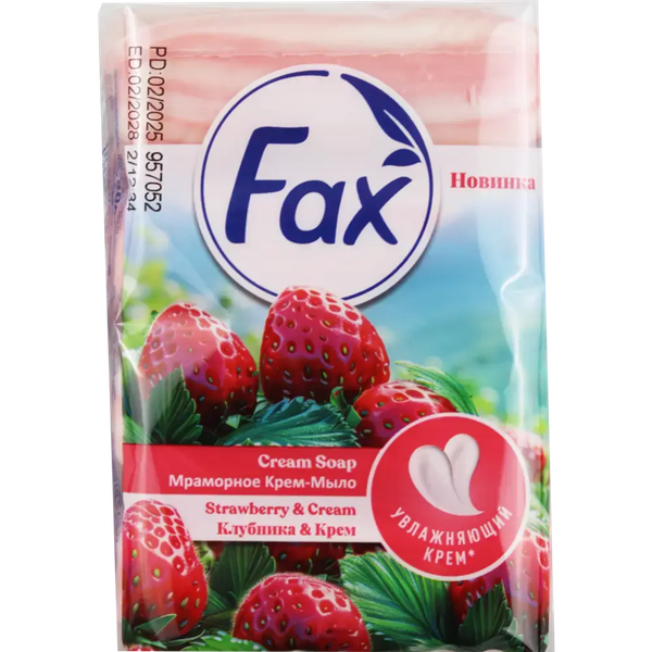Изображение товара Набор мыла Fax Клубника и крем (4x70г)