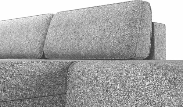 Изображение товара Диван П-образный Олмеко Женева 2S2OPF правый (серый)