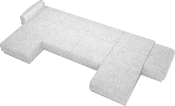 Изображение товара Диван П-образный Олмеко Женева 2S2OPF правый (светло-серый)