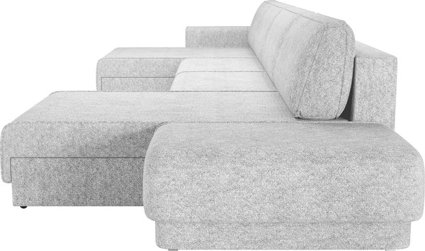 Изображение товара Диван П-образный Олмеко Женева 2S2OPF правый (светло-серый)