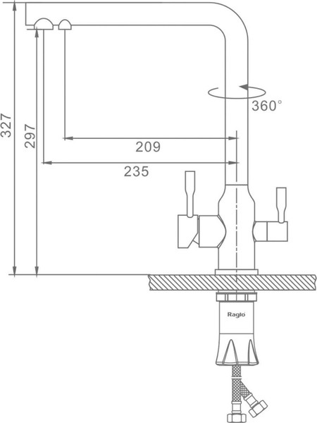 Изображение товара Смеситель Raglo R81.61.09