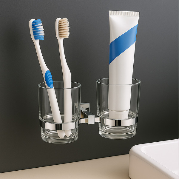 Изображение товара Набор аксессуаров для ванной и туалета Lauter 21SH6081 + 21SH6171 + 21SH6071 (Chrome, 3 предмета)