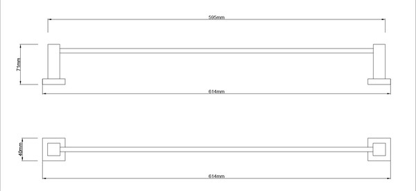 Изображение товара Набор аксессуаров для ванной Lauter 21SH6081 + 21SH6171 + 21SH6011 (Chrome, 3 предмета)