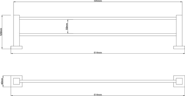 Изображение товара Набор аксессуаров для ванной Lauter 21SH6082 + 21SH6172 + 21SH6022 (Matt Black, 3 предмета)