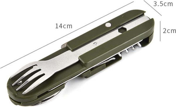 Изображение товара Складная миска Berossi Compact ИК 22362000 (чайное дерево, с набором столовых приборов походны)