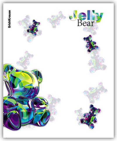 Изображение товара Набор обложек Erich Krause Jelly Bear / 63504