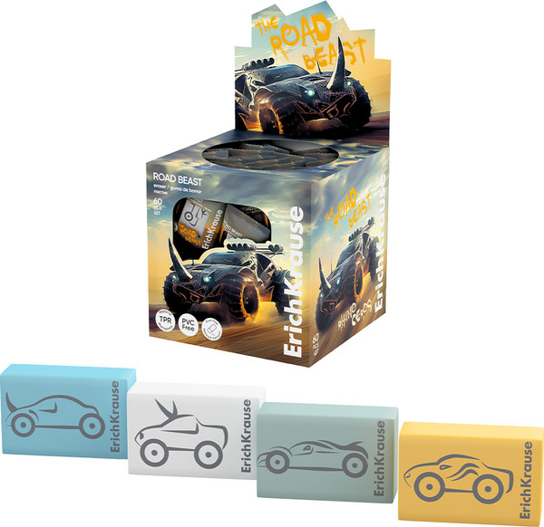 Изображение товара Ластик Erich Krause Road Beast / 63058