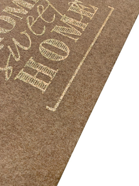 Изображение товара Коврик грязезащитный ComeForte Велюр Милый дом 40x60 (бежевый)