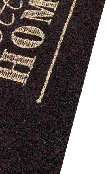 Изображение товара Коврик грязезащитный ComeForte Велюр Милый дом 40x60 (черный)