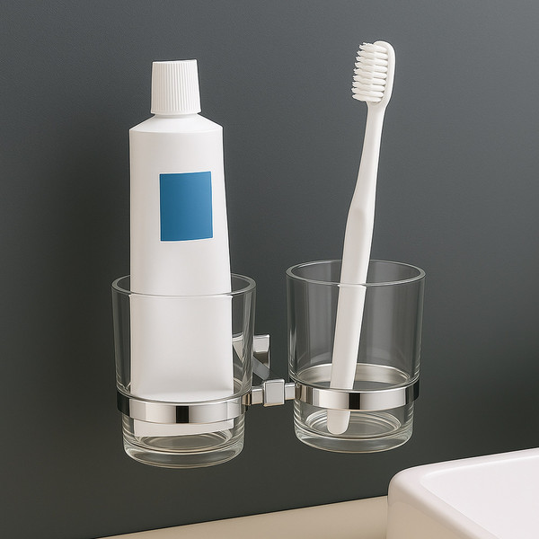 Изображение товара Набор аксессуаров для ванной Lauter 21SH6081 + 21SH6051 + 21SH6011 (Chrome, 3 предмета)