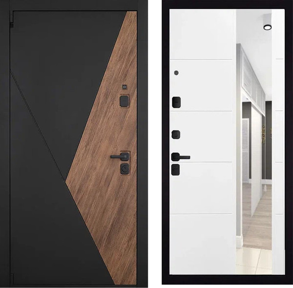 Изображение товара Входная дверь ГРАНИТ Геометрия 83 (96x207, левая)