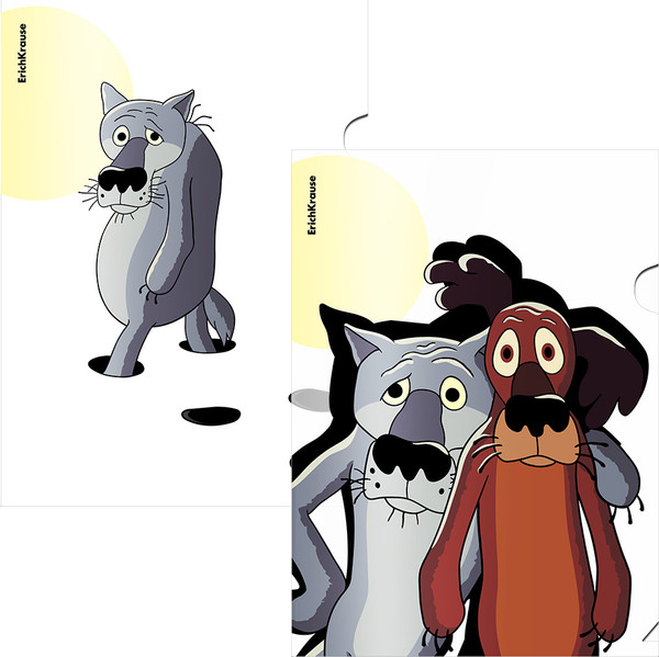 Изображение товара Папка-уголок Erich Krause Жил-был Пес / 61140 (в ассортименте)