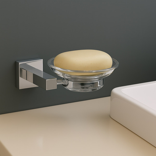 Изображение товара Набор аксессуаров для ванной и туалета Lauter 21SH6081 + 21SH6051 + 21SH6091 + 21SH6071 (Chrome, 4 предмета)