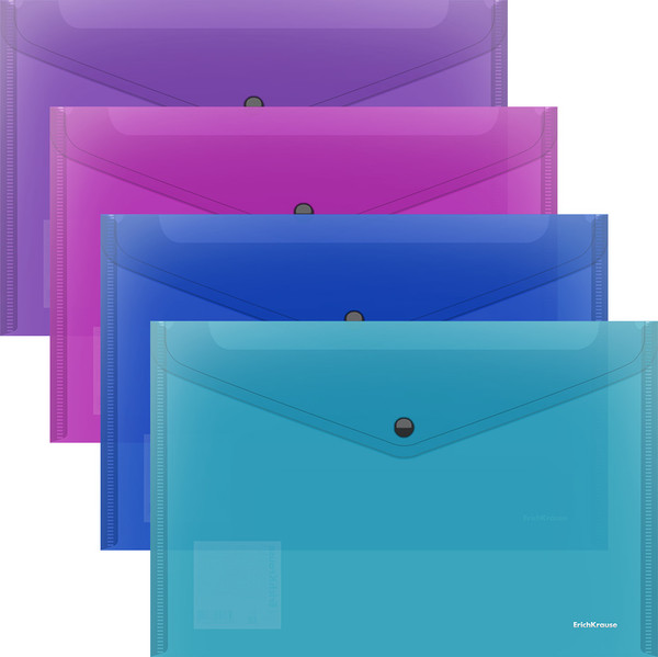 Изображение товара Папка-конверт Erich Krause Fizzy Vivid / 55400 (в ассортименте)