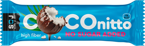 Изображение товара Набор протеиновых батончиков SOJ Coconitto Кокосовый (20x40г, ванильно-сливочный)