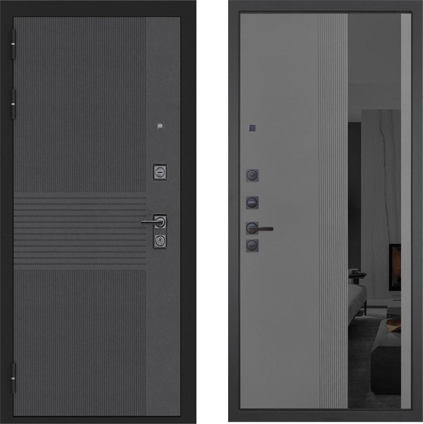 Изображение товара Входная дверь ГРАНИТ Гранж 86 (86x205, левая)