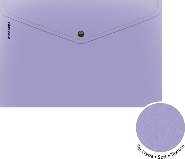 Изображение товара Папка-конверт Erich Krause Matt-Touch Manga / 61146 (в ассортименте)