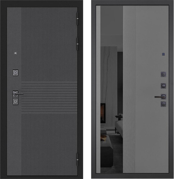 Изображение товара Входная дверь ГРАНИТ Гранж 86 (96x207, правая)