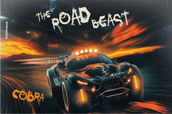 Изображение товара Папка-конверт Erich Krause Road Beast / 63510 (в ассортименте)
