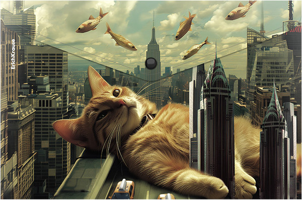 Изображение товара Папка-конверт Erich Krause Big City Cats / 63511 (в ассортименте)