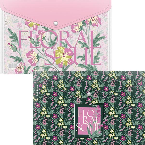Изображение товара Папка-конверт Erich Krause Floral Soul / 63513 (в ассортименте)