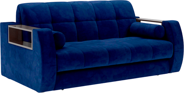 Изображение товара Диван Mebel-Ars Аккордеон Барон №3 НПБ 120x200 (Vivaldi синий)