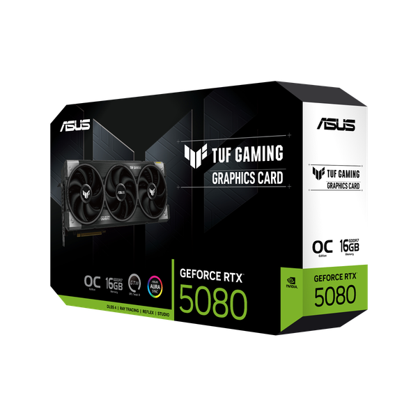 Изображение товара Видеокарта Asus TUF Gaming RTX 5080 16GB OC Edition (TUF-RTX5080-O16G-GAMING)