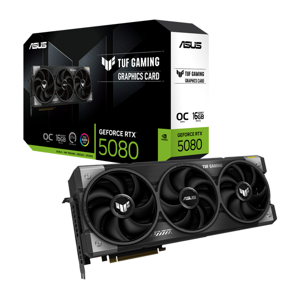 Изображение товара Видеокарта Asus TUF Gaming RTX 5080 16GB OC Edition (TUF-RTX5080-O16G-GAMING)