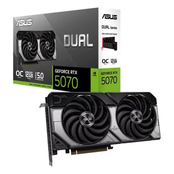 Изображение товара Видеокарта Asus Dual GeForce RTX 5070 12GB OC Edition (DUAL-RTX5070-O12G)