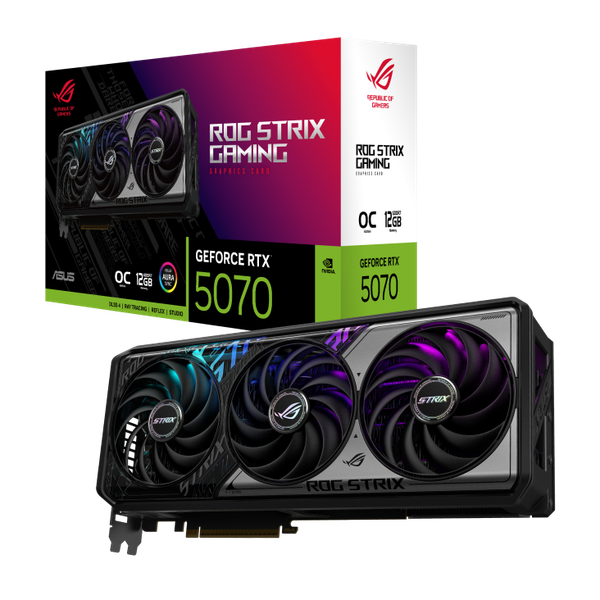 Изображение товара Видеокарта Asus ROG Strix RTX 5070 OC 12GB (ROG-STRIX-RTX5070-O12G-GAMING)
