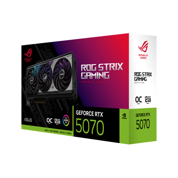 Изображение товара Видеокарта Asus ROG Strix RTX 5070 OC 12GB (ROG-STRIX-RTX5070-O12G-GAMING)