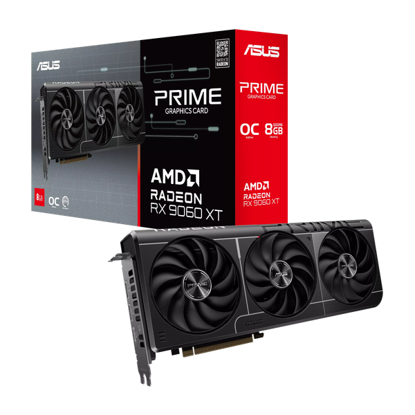 Изображение товара Видеокарта Asus Prime Radeon RX 9060 XT 8GB GDDR6 OC (PRIME-RX9060XT-O8G)