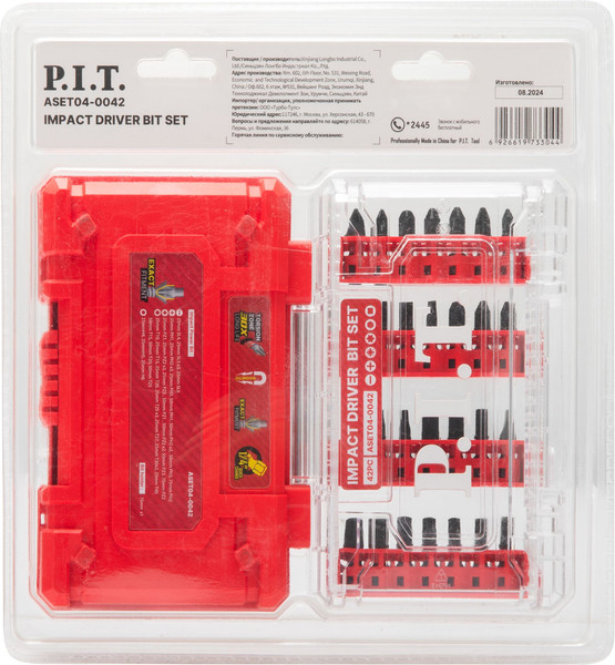 Изображение товара Набор бит P.I.T ASET04-0042 (42шт)