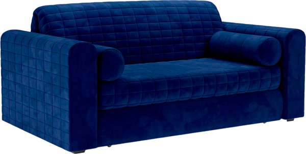 Изображение товара Диван Mebel-Ars Аккордеон Барон №5 НПБ 180x200 (Vivaldi синий)
