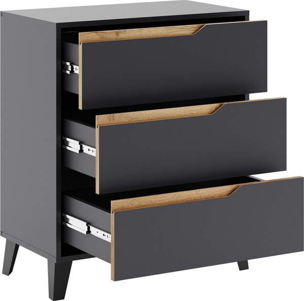 Изображение товара Комод Eligard Eyva 3S (графит)