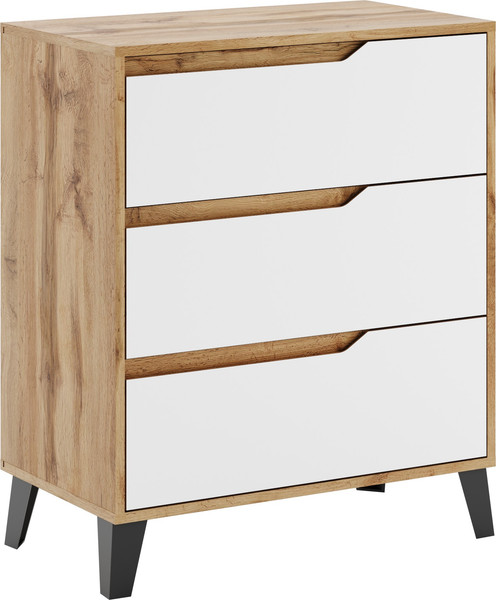 Изображение товара Комод Eligard Eyva 3S (дуб вотан/белый)