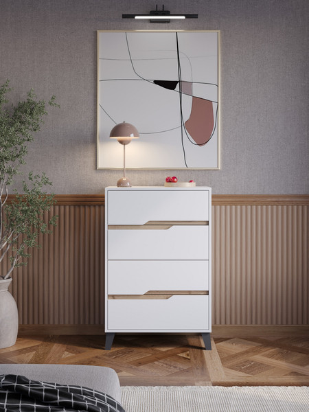 Изображение товара Комод Eligard Eyva 4S (белый)