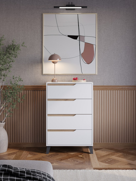 Изображение товара Комод Eligard Eyva 4S (белый)