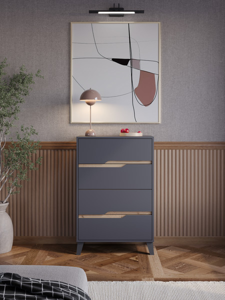 Изображение товара Комод Eligard Eyva 4S (графит)