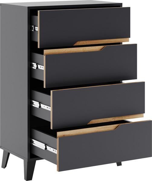 Изображение товара Комод Eligard Eyva 4S (графит)