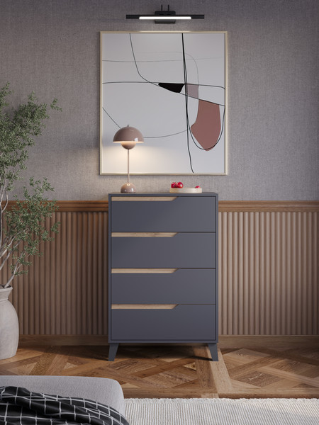 Изображение товара Комод Eligard Eyva 4S (графит)