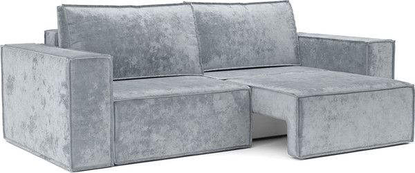 Изображение товара Диван Mebel-Ars Еврокнижка Эмби (велюр серый Plush OWV-11)