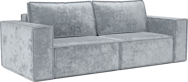 Изображение товара Диван Mebel-Ars Еврокнижка Эмби (велюр серый Plush OWV-11)
